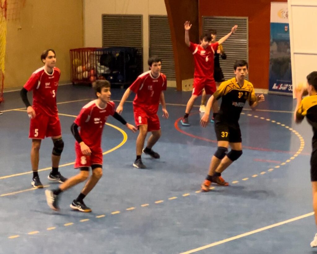 La Cellini Padova durante la partita contro Paese con l'under17 maschile