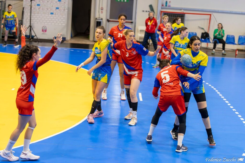 la Cellini Padova mentre affronta Leno durante il campionato d'A1 femminile